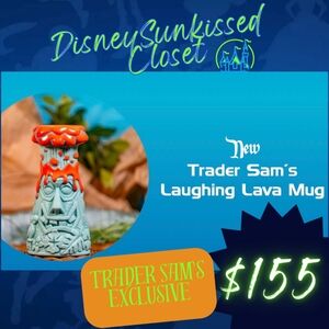 Disneyland Exclusive Disney Trader Sam's Laughing Lava Mug